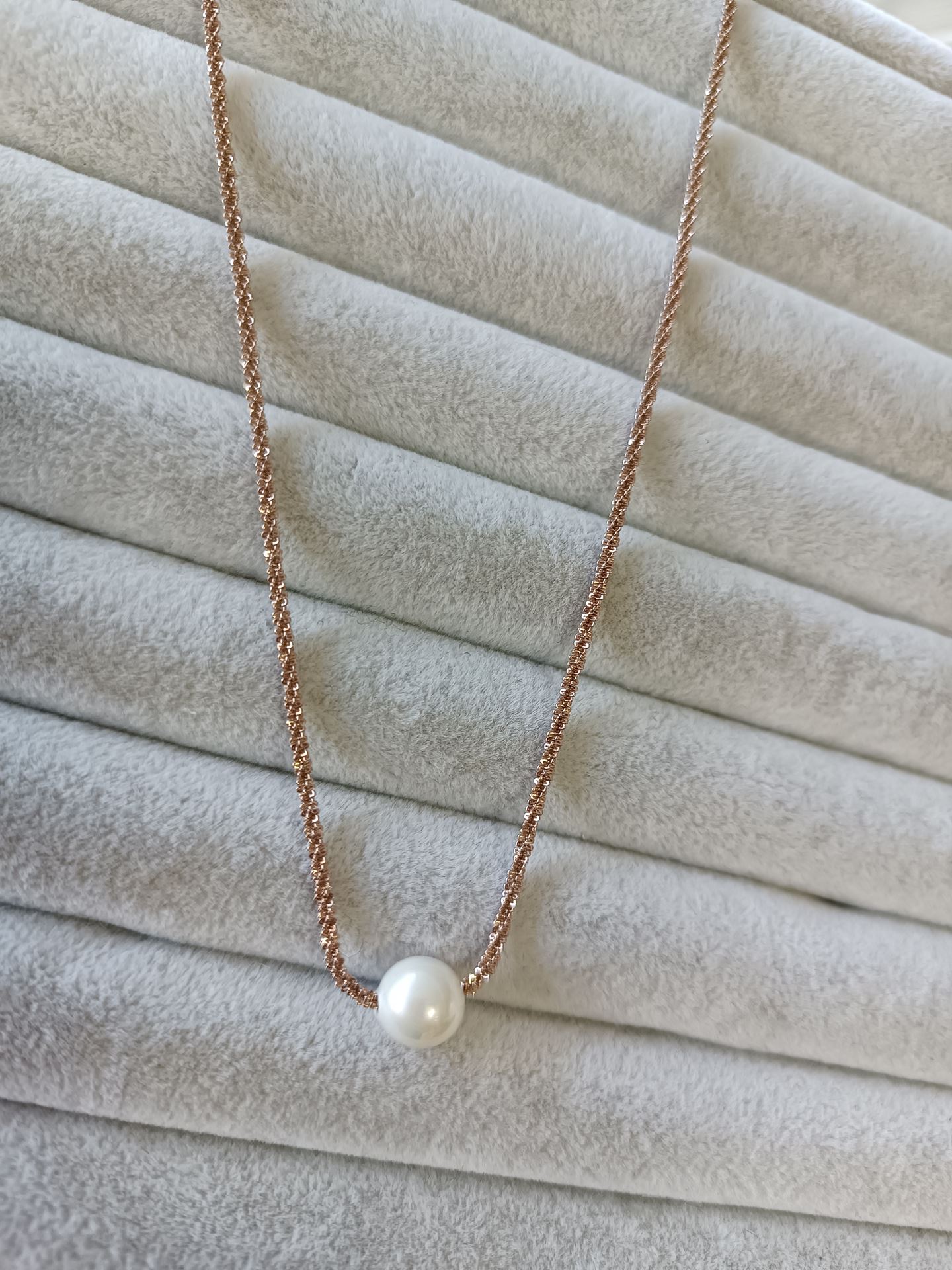 ÇELİK KOLYE ROSE RENK