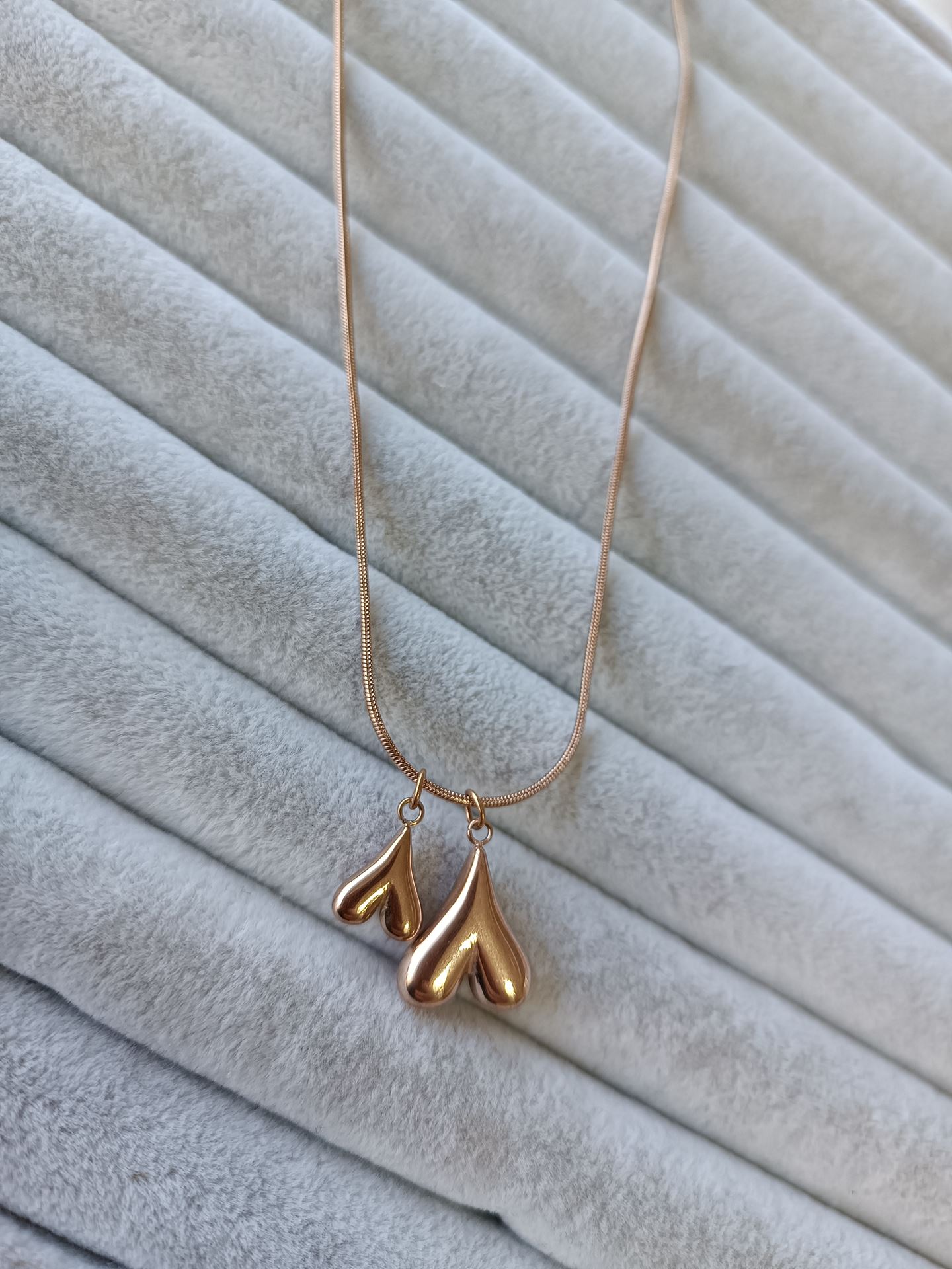 ÇELİK KOLYE ROSE RENK