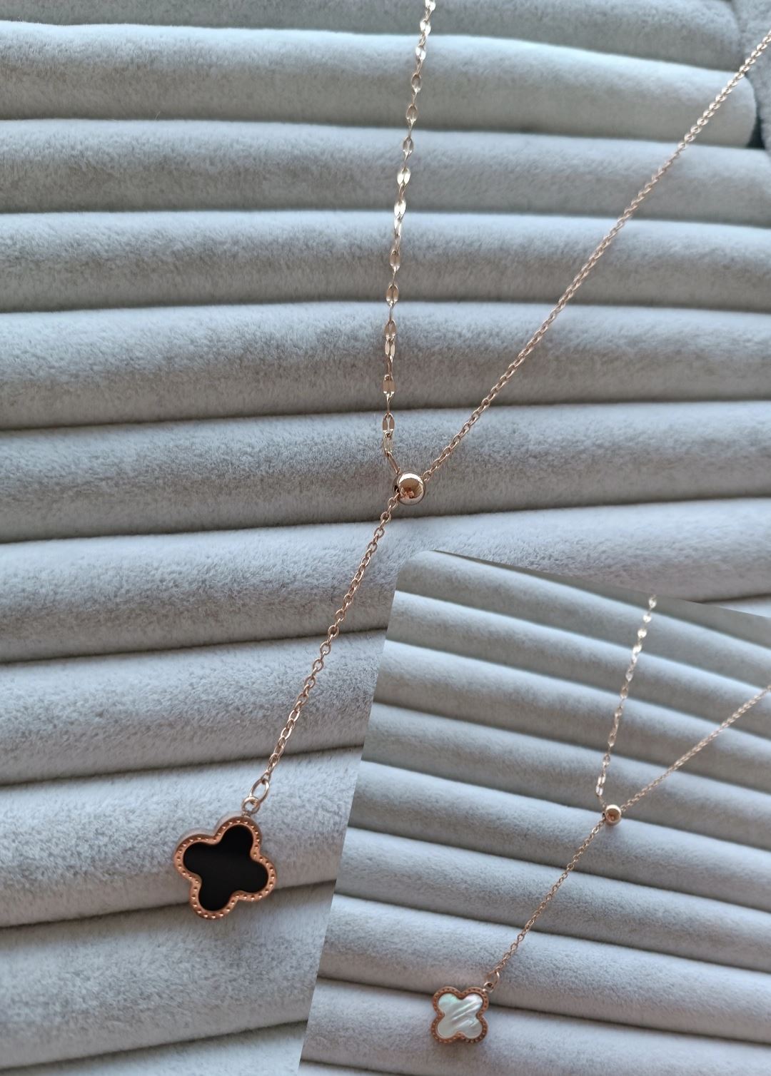 ÇELİK KOLYE ROSE RENK