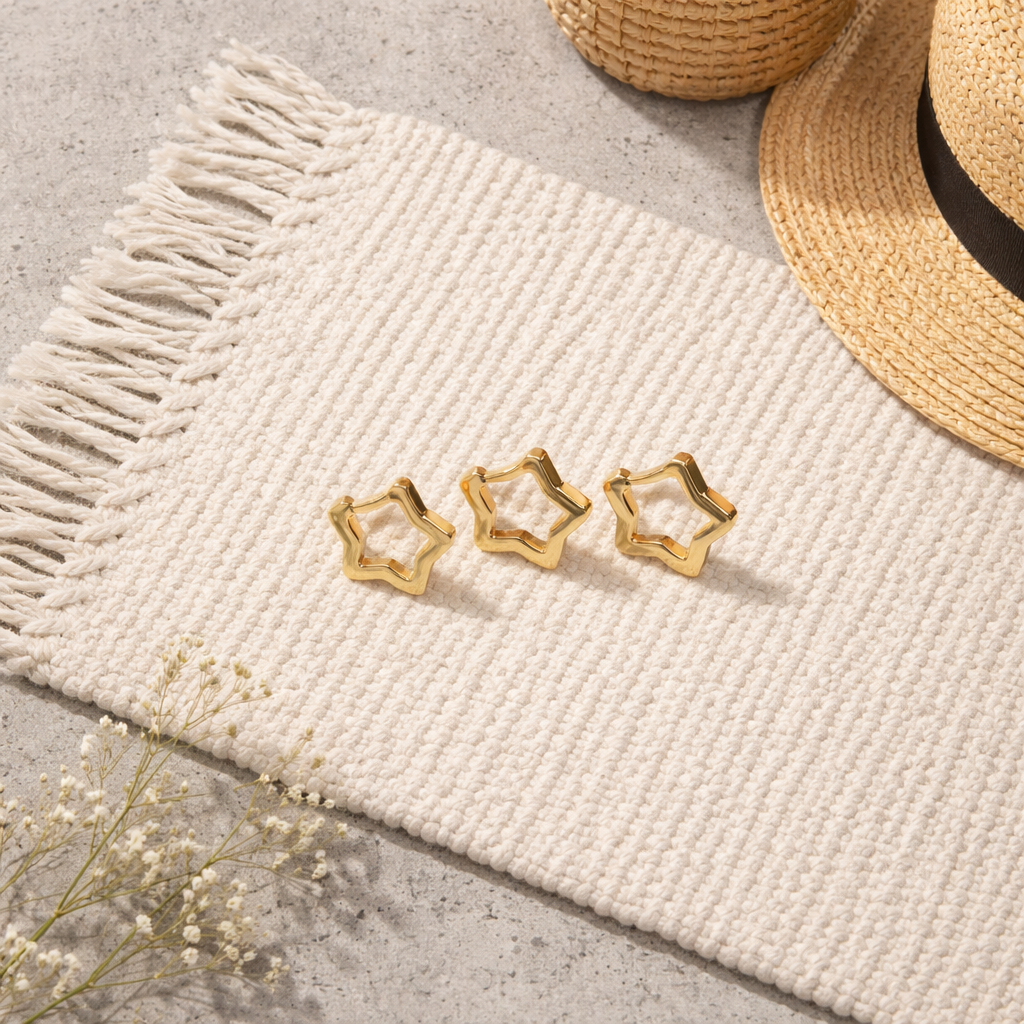 ÇELİK KÜPE 3 LÜ SET