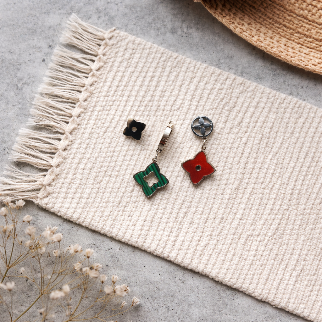 ÇELİK KÜPE 3 LÜ SET