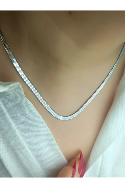 ÇELİK İTALYAN KOLYE