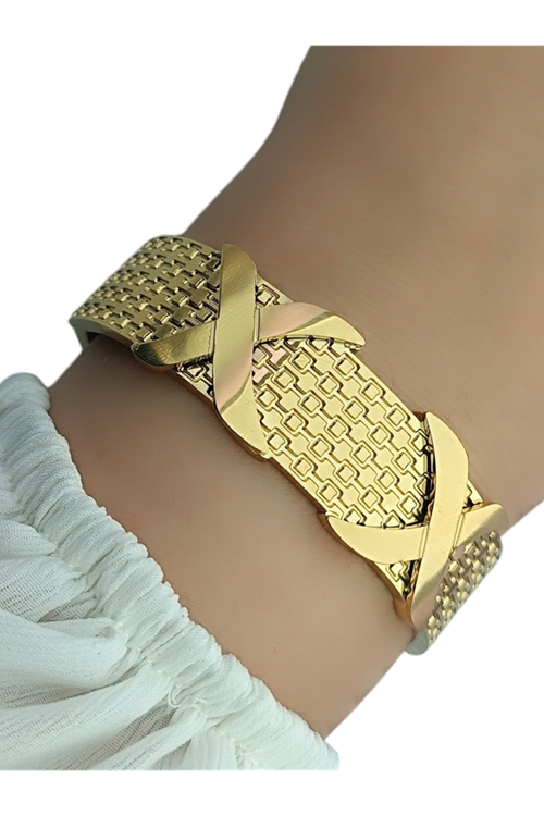 İthal Vip Çelik Stainless Steel 316 L Çelik Kelepçe Bileklik