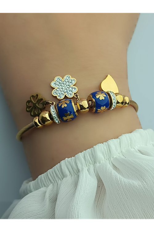 İthal Vip Çelik Stainless Steel 316 L Çelik Pandora Model Kelepçe Bileklik