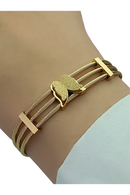 İthal Vip Çelik Stainless Steel 316 L Çelik Kelepçe Bileklik