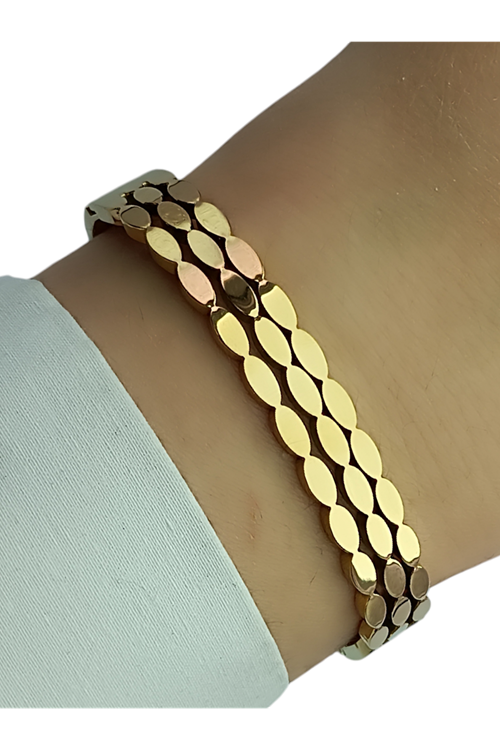 İthal Vip Çelik Stainless Steel 316 L Çelik Kelepçe Bileklik