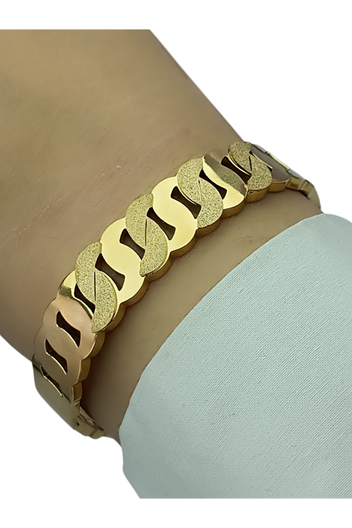 İthal Vip Çelik Stainless Steel 316 L Çelik Kelepçe Bileklik