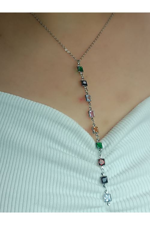 Çelik Y Model Kolye