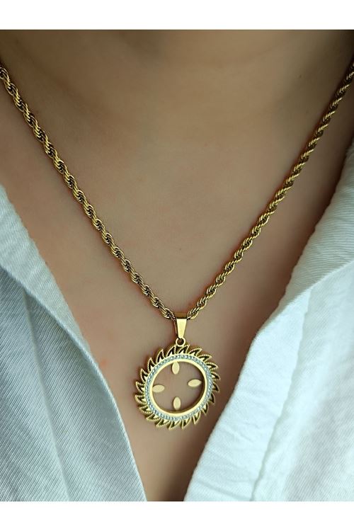 Çelik Kolye 60 Cm Çeyrek Uyumlu