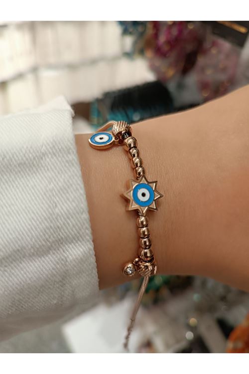 Çelik Bileklik Rose Renk