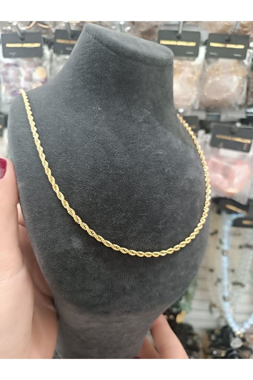 Çelik 60 Cm Burgu Kolye