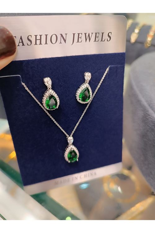 Vip Model Kolye Küpe Set