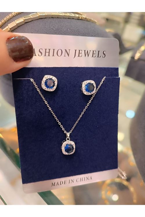 Vip Model Kolye Küpe Set