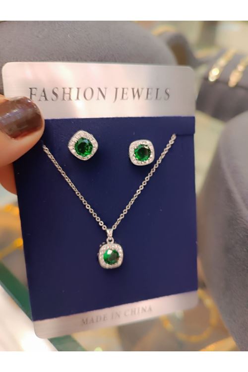 Vip Model Kolye Küpe Set