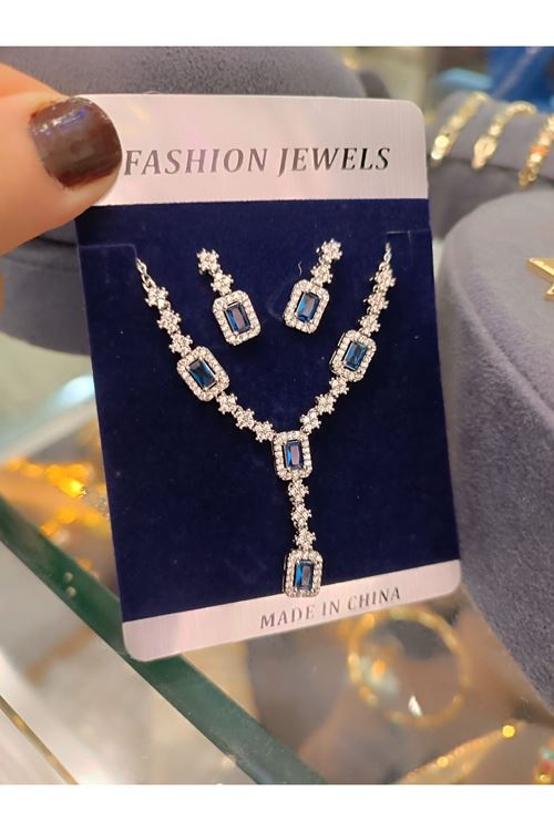 Vip Model Kolye Küpe Set