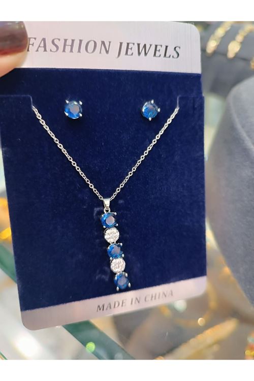 Vip Model Kolye Küpe Set