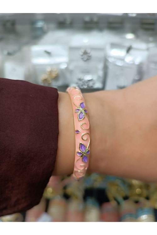 Vip Model Mineli Colors Kelepçe Bileklik