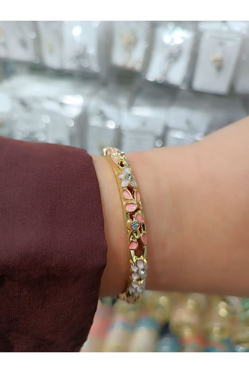 Vip Model Mineli Colors Kelepçe Bileklik