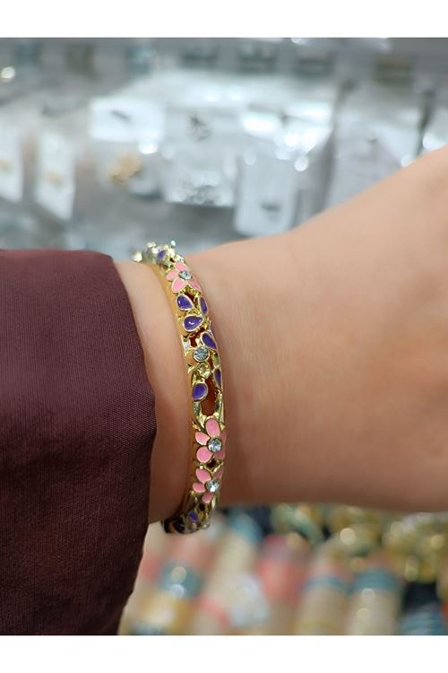 Vip Model Mineli Colors Kelepçe Bileklik