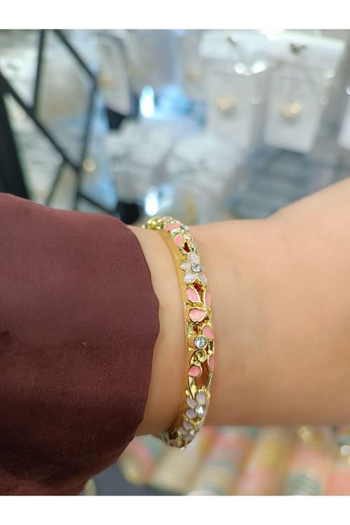 Vip Model Mineli Colors Kelepçe Bileklik