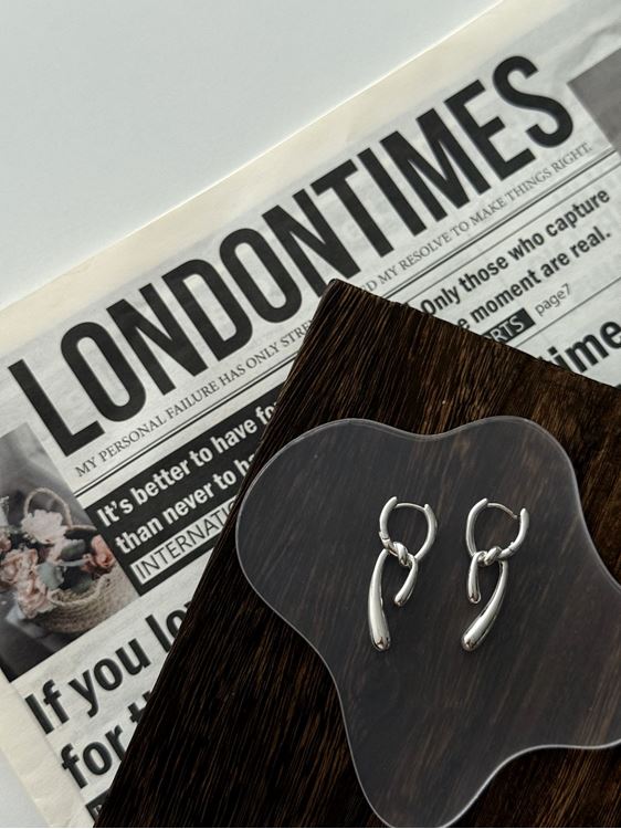 VIP GÜMÜŞ RENK AKIŞ KÜPE