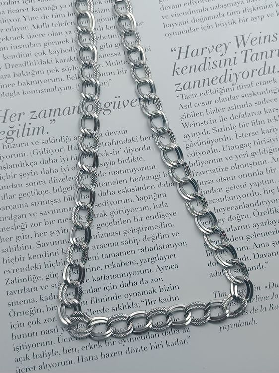 ÇELİK SAMANYOLU KOLYE