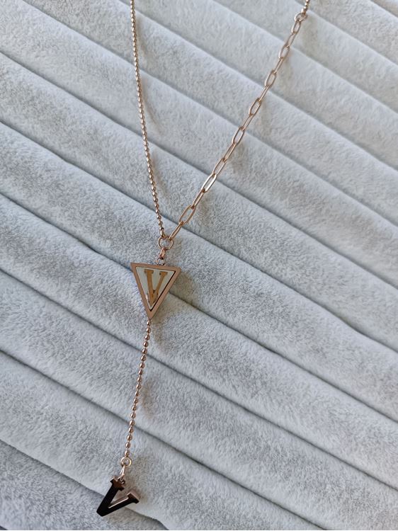 ÇELİK KOLYE ROSE RENK