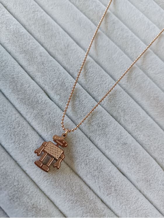 ÇELİK KOLYE ROSE RENK