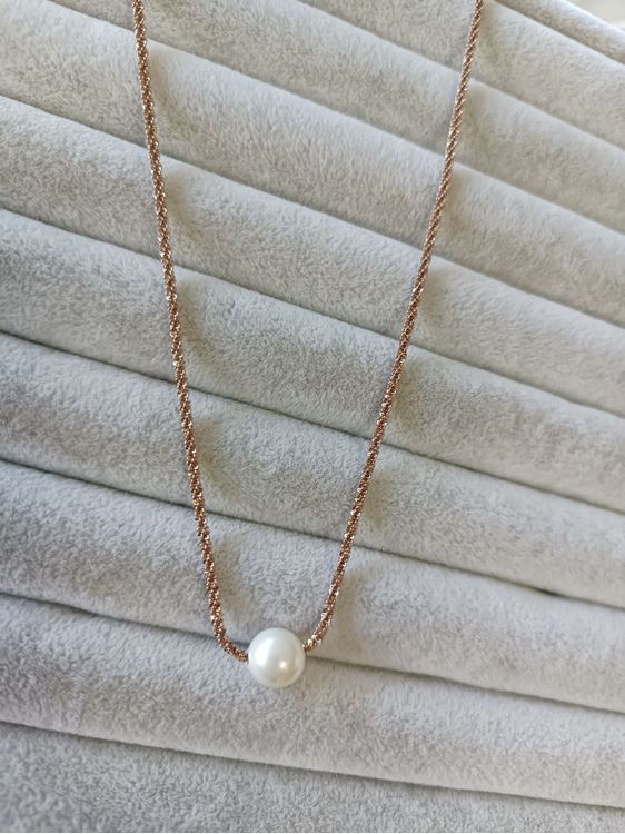 ÇELİK KOLYE ROSE RENK