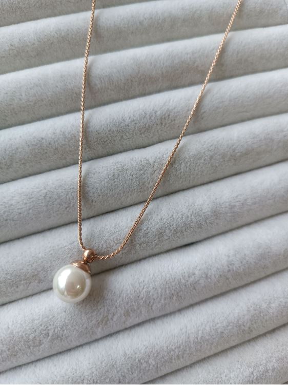 ÇELİK KOLYE ROSE RENK 