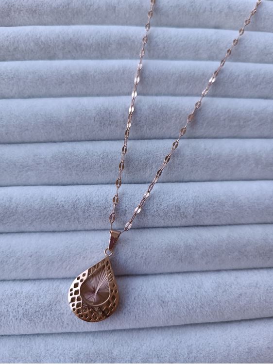 ÇELİK KOLYE ROSE RENK