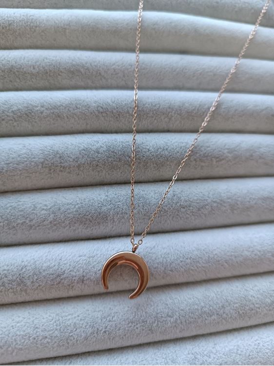 ÇELİK KOLYE ROSE RENK