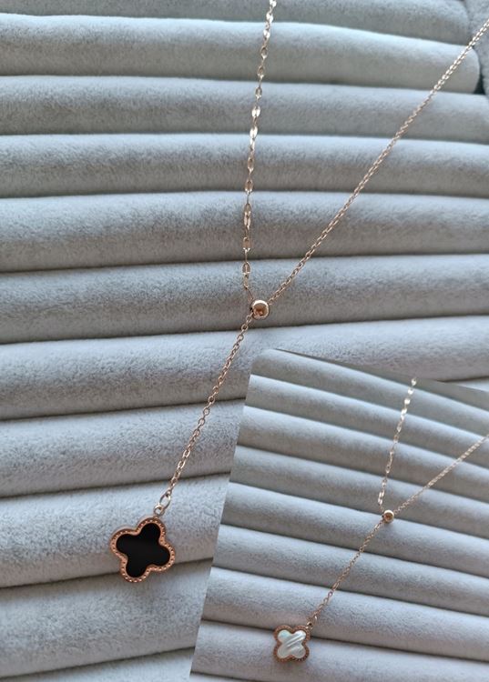 ÇELİK KOLYE ROSE RENK