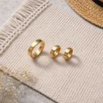 ÇELİK KÜPE 3 LÜ SET